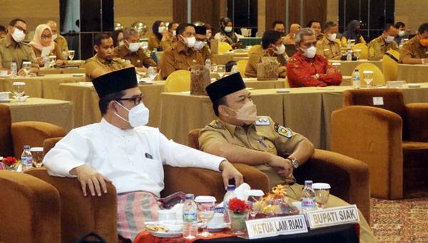 Wabup Siak Hadiri Peresmian Tim Restorasi Gambut dan Rehabilitasi Mangrove Riau, Ini Harapannya