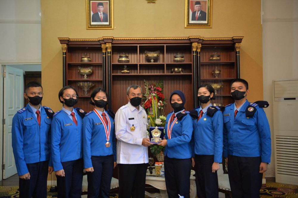 Gubri Berikan Motivasi Siswa SMA Taruna Nusantara Asal Riau