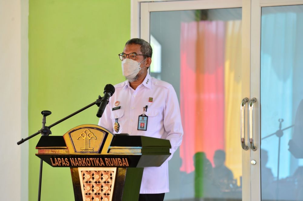 Irjen Kemenkumham Apresiasi Pemprov Riau Bangun Masjid di Lapas Narkotika