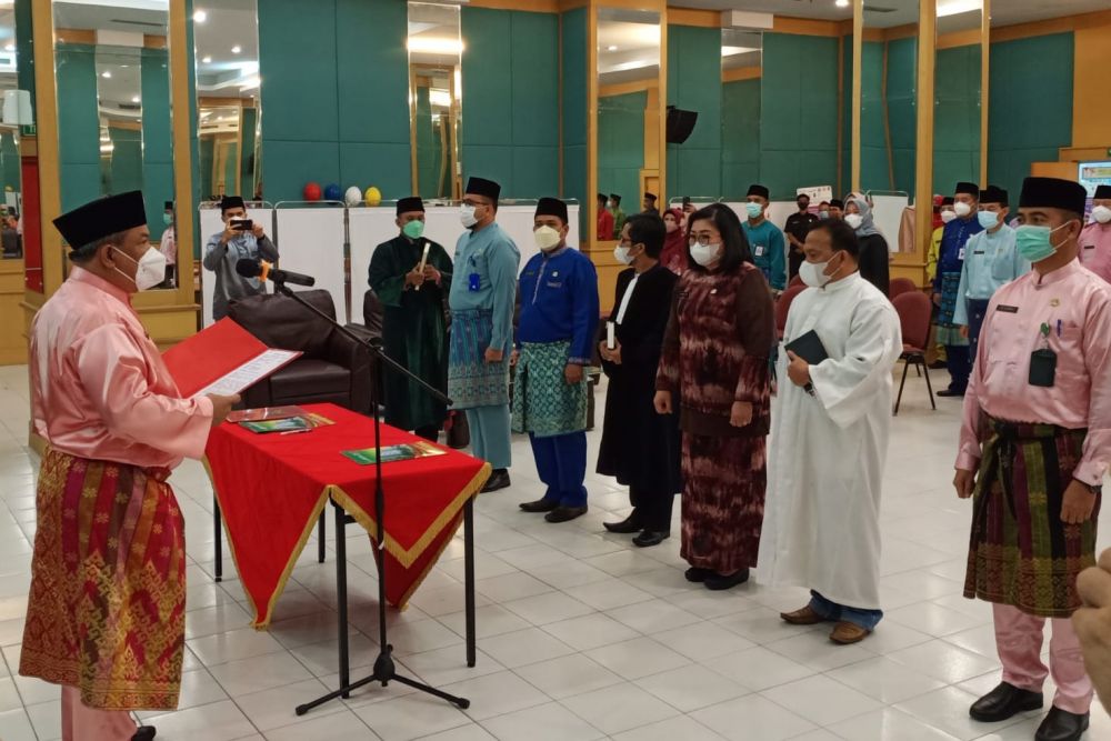 Lantik 65 Pejabat di Tiga Rumah Sakit, Sekdaprov Minta Tertib Administrasi