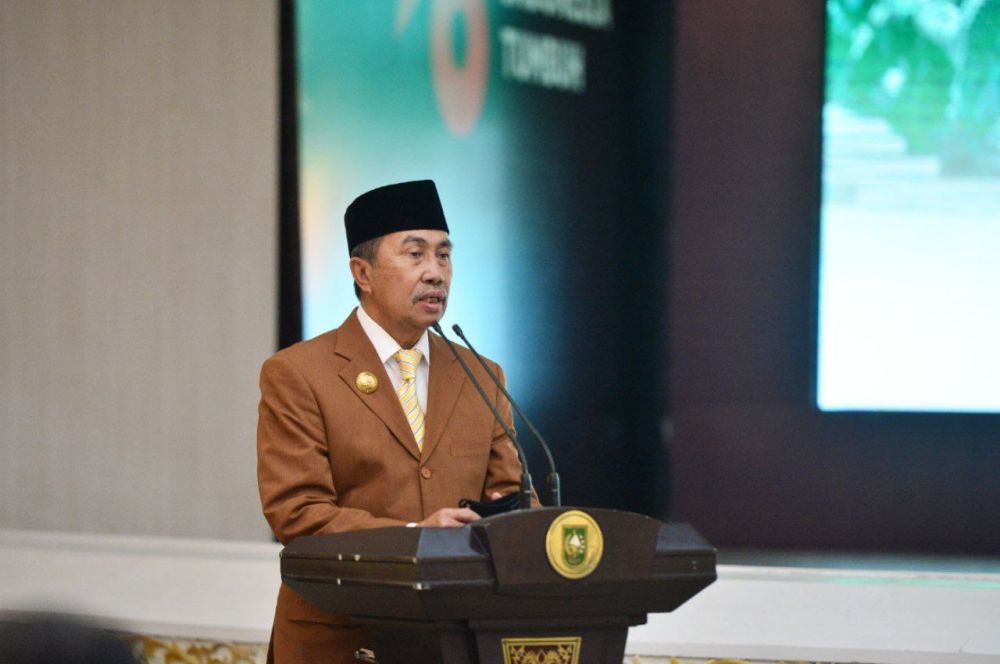 Hadiri Acara Syukuran HUT Ke-76 TNI, Gubri Harap Jadi Momentum Persatuan