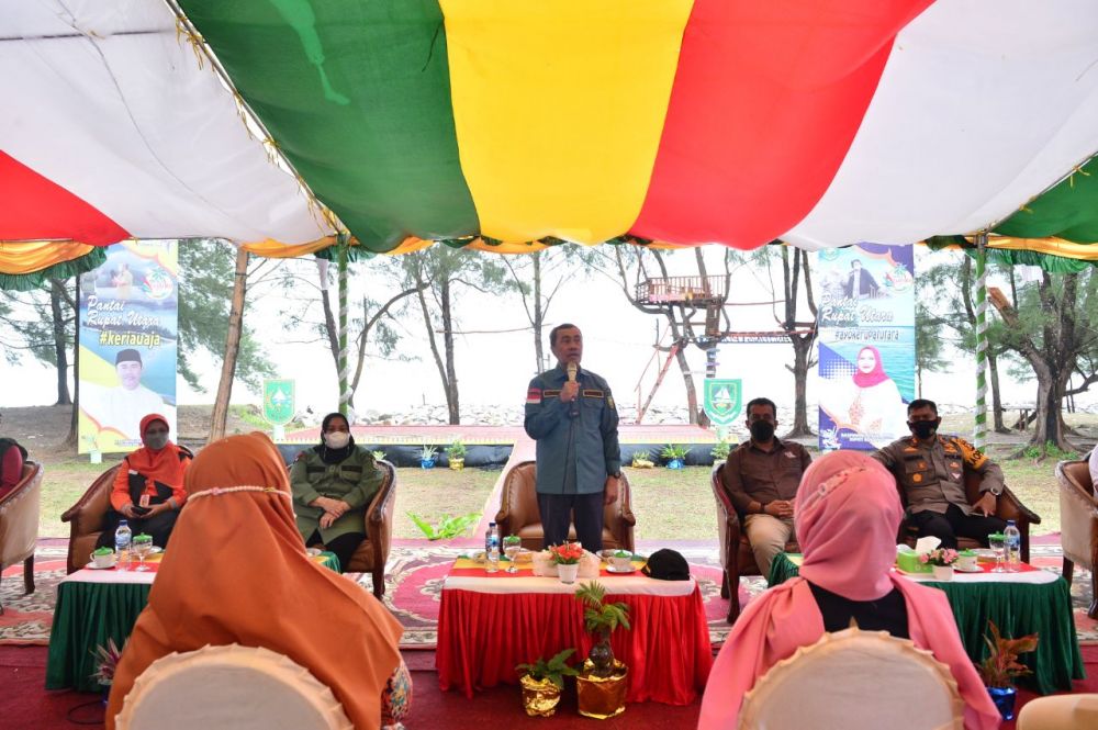Kunker di Pulau Rupat, Ini Pesan Gubernur Riau Untuk Pelaku Parekraf dan Milenal