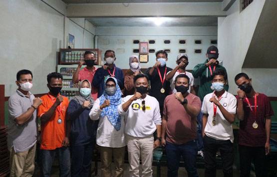 Wabup dan Kapolres Meranti Sambut Kepulangan Atlet yang Berlaga di Porda ke-6 SOIna Riau