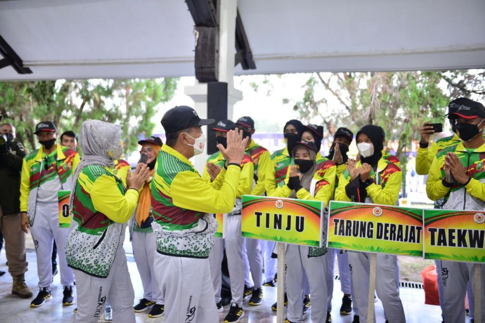 Berhasil Capai Target 10 Besar PON XX Papua, Gubernur Apresiasi Kontingen Riau