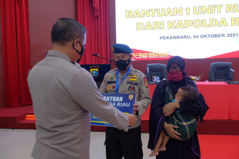 Jelang Pensiun Aiptu Sri Sudana dapat bantuan Rumah