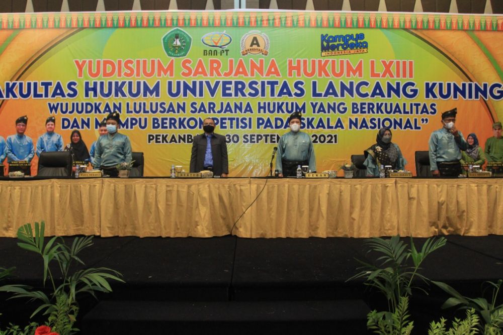 Unilak Gelar Yudisium LXIII, 235 Mahasiswa Resmi Raih Gelar Sarjana Hukum