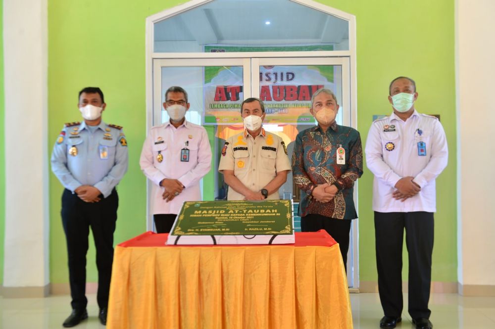 Masjid At-Taubah Hibah Pemprov Riau Diresmikan