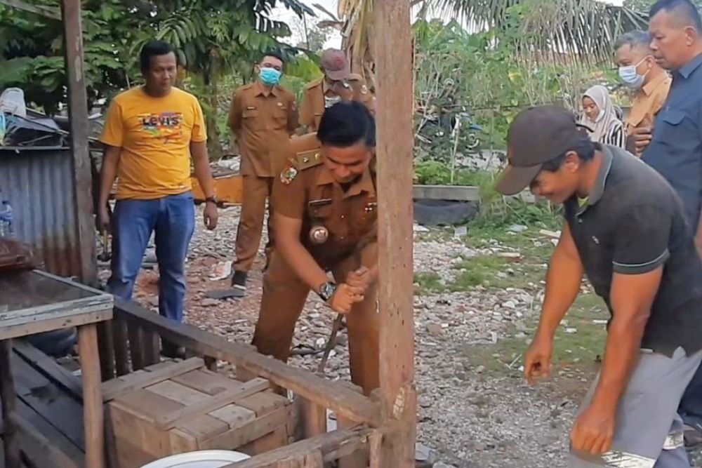 Melalui Bankeu Pemprov Riau, Pemkot Pekanbaru Bangun Rumah Layak Huni