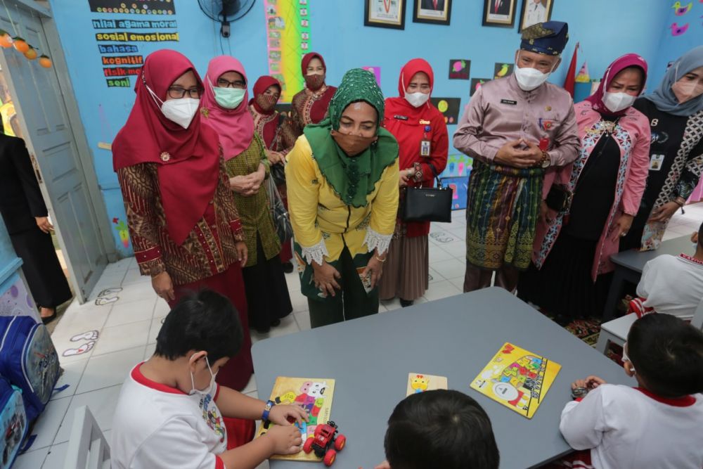 Istri Gubernur Riau Kunjungi Paud Pertiwi Pekanbaru, Ada apa?