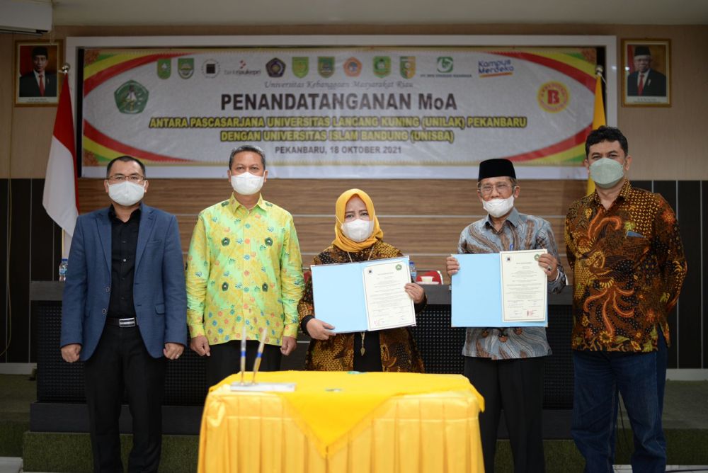 Majukan Pendidikan, Pascasarjana Unilak MoA dengan Pascasarjana Unisba
