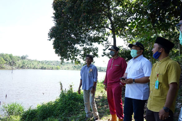 Tinjau Danau Telago Batin Bungsu, Wabup Siak: Sebuah Kawasan yang Wajib Dikembangkan