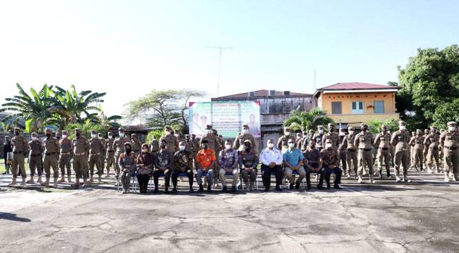 Gelar Apel Pasukan, Bupati Adil Minta Sat-Pol PP Tingkatkan Kinerjanya