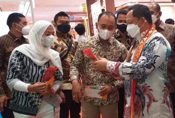 Hadiri Ekspo Apkasi 2021, Wabup Harap Sagu Meranti Menusantara