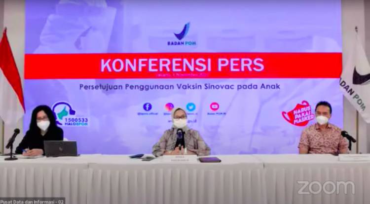 BPOM Izinkan Penggunaan Vaksin Sinovac ke Anak Usia 6-11 Tahun