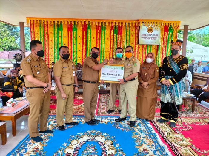 Desa Pulau Gadang XIII Koto Kampar, Raih Terbaik I Lomba BBGRM Tingkat Provinsi Riau