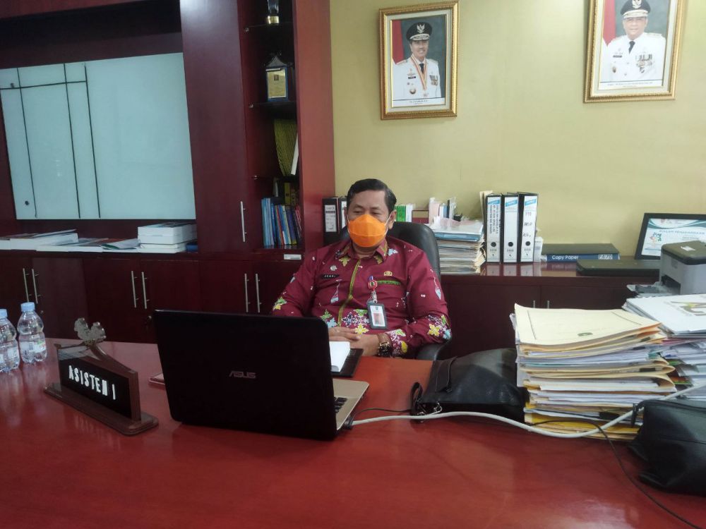 Asisten I Setdaprov Riau Hadiri Edukasi Jabatan Fungsional Mediator Secara Virtual