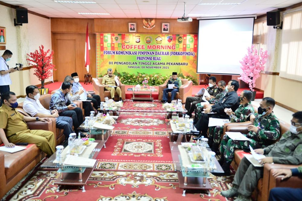 Forkopimda Riau Gelar Pertemuan Membahas Pembentukan Kodam