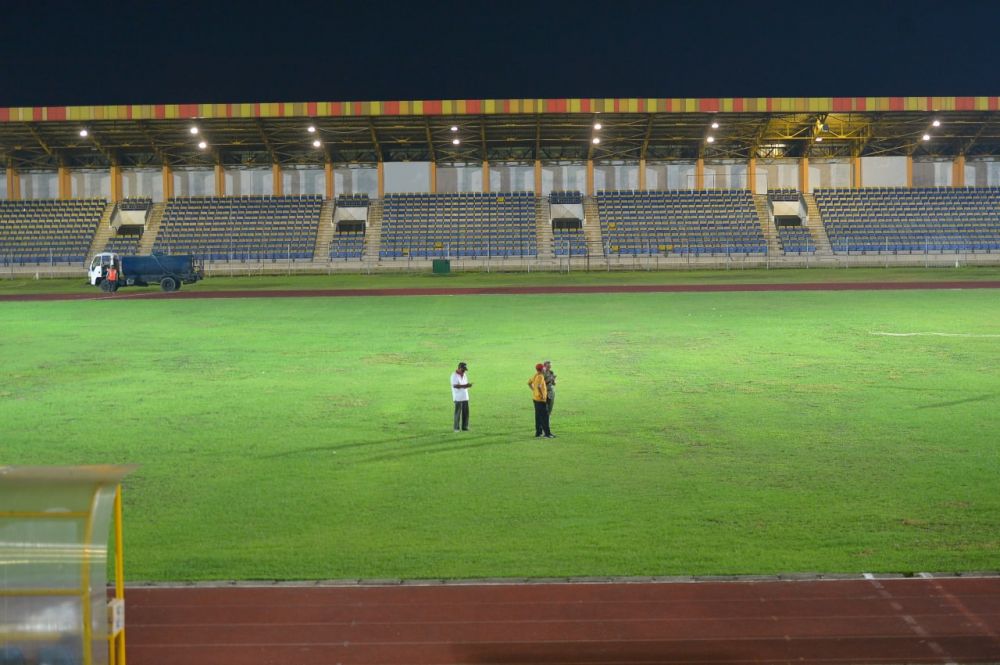 Jelang Liga 2 Grup A, Stadion Kaharuddin Nasution Pekanbaru Berbenah