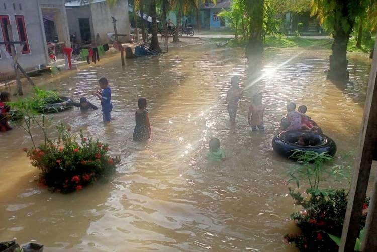 Siapkan Personil dan Peralatan, BPBD Riau Pantau Banjir lnhu
