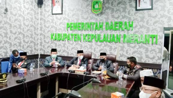 Forkopimda Kepulauan Meranti Peringati Hari Pahlawan Secara Virtual Bersama Presiden Jokowi