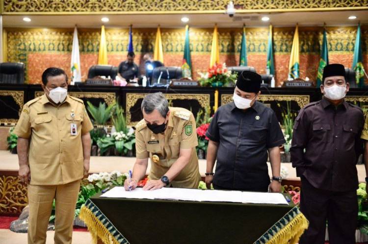 Prioritas APBD Murni Riau 2022 Untuk Insfrastruktur, Jalan, Sekolah dan Penanganan Covid-19