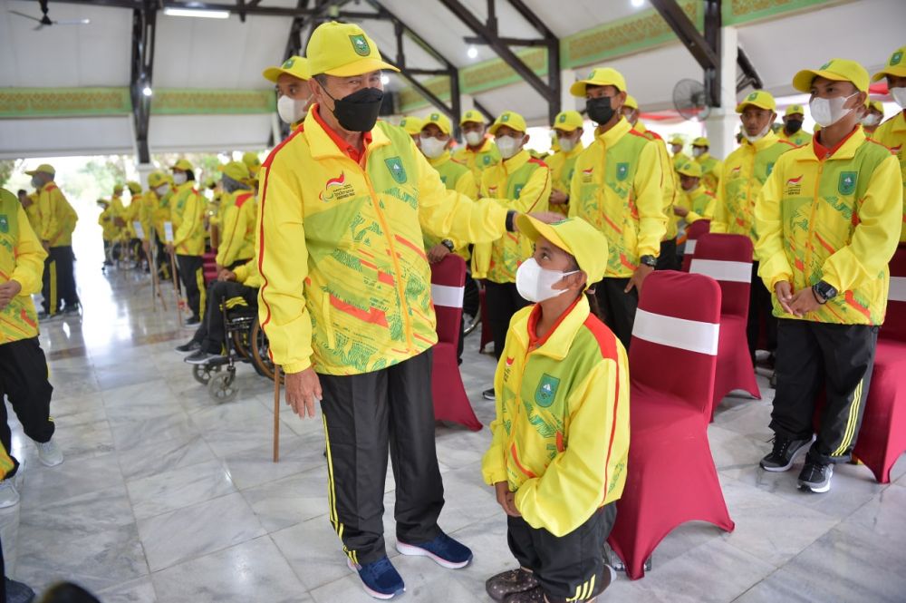 Atlet Paralimpik Riau Berlaga di Peparnas XVI Papua, Gubernur: Jaga Sportifitas