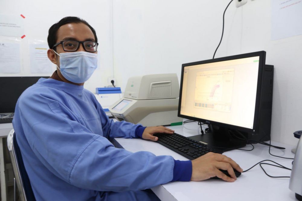 Labor Biomolekuler RSUD Arifin Achmad Riau Mampu Periksa 1.800 Sampel Swab