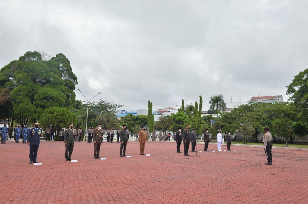 Upacara Memperingati Hari Pahlawan digelar TMP Kusuma Dharma Pekanbaru