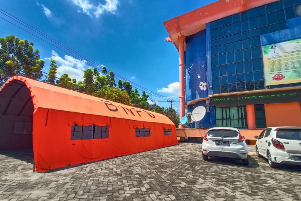 BPBD Riau Dirikan Tenda Posko Bencana Banjir