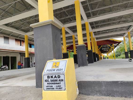 Program PISEW Kementerian PUPR Rehab Pasar Tradisional Rempak, Sabak Auh