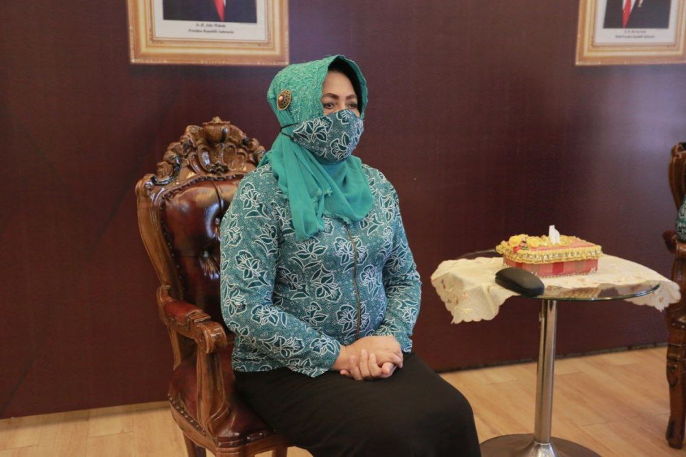 Misnarni Syamsuar Imbau TP PKK Dukung Vaksinasi COVID-19 di Provinsi Riau