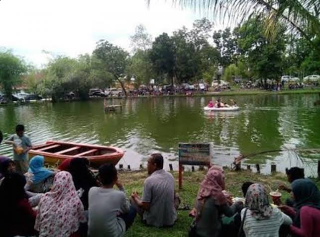 Libur Nataru Objek Wisata Alam Mayang Pekanbaru Ramai Dikunjungi
