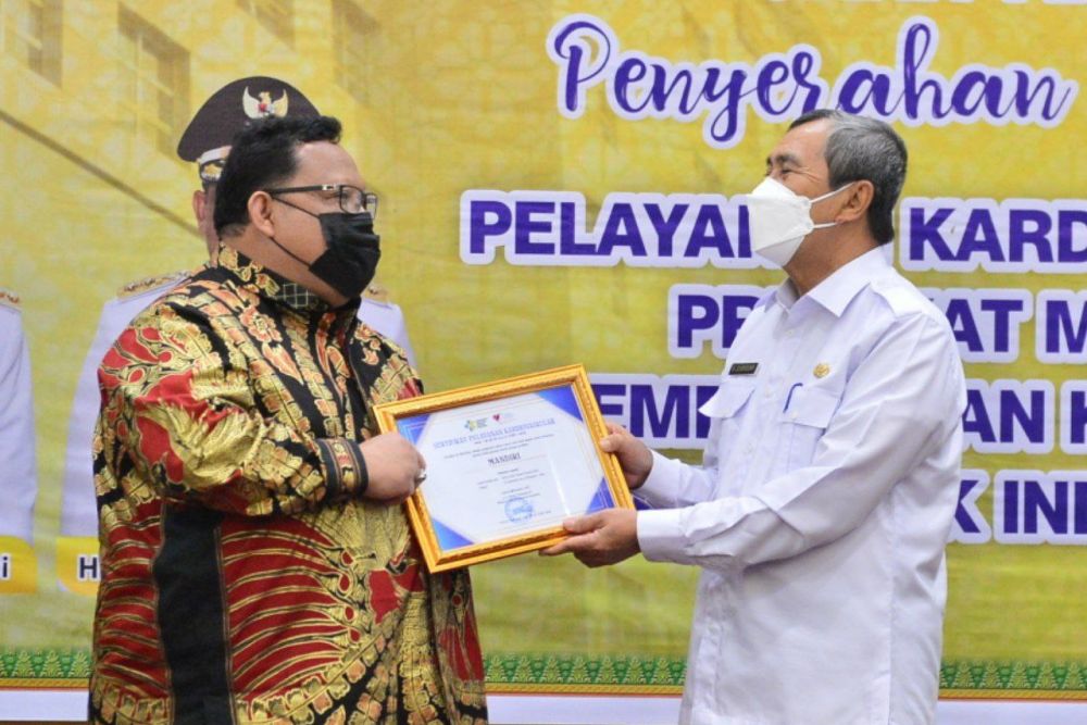 RSUD Arifin Achmad Terima Sertifikat Pelayanan Kardiovaskular Kemenkes