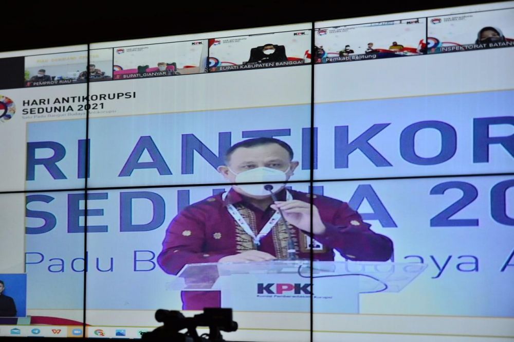 Puncak Hakordia 2021, Ketua KPK RI Ajak Tingkatkan Budaya Anti Korupsi