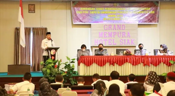 Instensifkan Teknis Penatausahaan Keuangan Daerah, 42 OPD dan Kecamatan di Siak Ikuti Bimtek