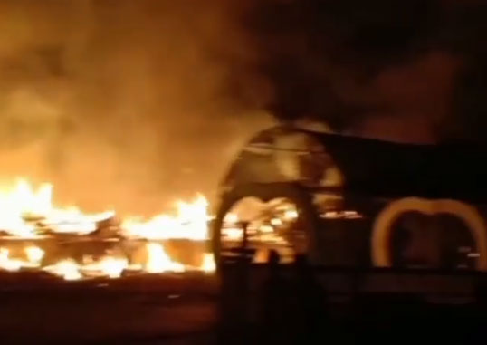 Asia Farm, Wahana Wisata di Tenayan Raya Pekanbaru Terbakar