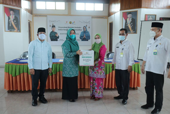 Melalui TP PKK Siak, BOB PT BSP-Pertamina Hulu Salurkan Bantuan Sembako