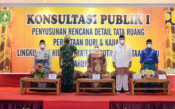 Bupati Kasmarni Buka Konsultasi Publik RDTR dan KLHS Kota Duri
