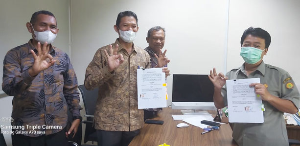 Dinas Perkebunan Bengkalis Teken Kerjasama dengan Kemenkeu, Kelompok Pekebun Sawit Bisa Dapat Bantuan