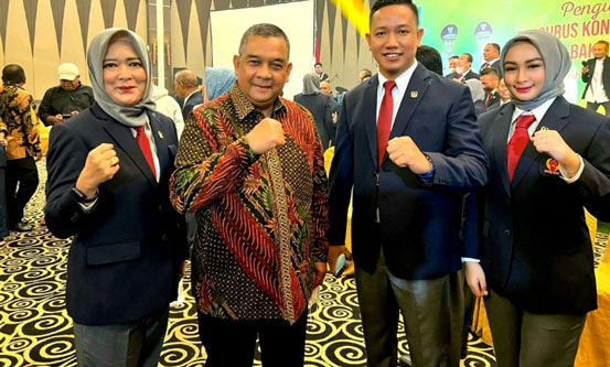 Kukuhkan Pengurus KONI Riau, Wagubri: Jalankan Tugas Sesuai Amanah