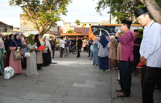 Kafilah Kabupaten Bengkalis Bertolak ke MTQ XL Tingkat Provinsi Riau di Bagan Siapi-api