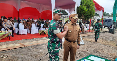 Pj Walikota Pekanbaru Resmi Buka TMMD Ke-114 Kodim 0301/PBR