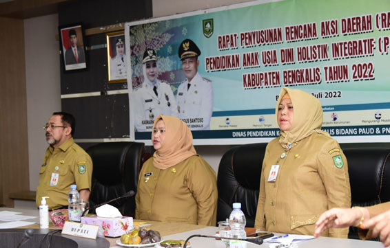 Bentuk Keseriusan Terhadap Layanan PAUD, Pemkab Bengkalis Susun RAD PAUD HI