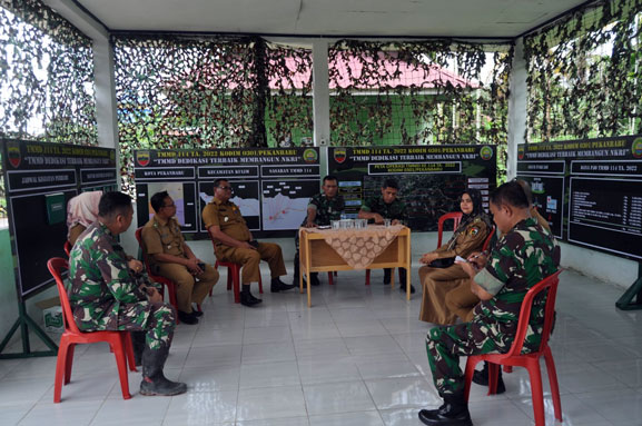 Dandim 0301/PBR Tinjau Kesiapan Lokasi TMMD Ke-114 yang Akan Dibuka Pj Walikota Pekanbaru