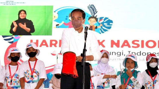 Ini 3 Atraksi Sulap Jokowi yang Dipamerkan di Hari Anak Nasional