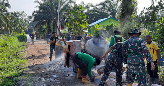 Sebelum Penutupan, Dan SSK TMMD ke 114 Kodim 0301/PBR Optimis Semua Sasaran Rampung
