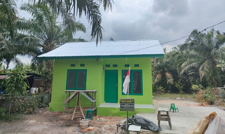 Hasil TMMD Kodim 0301/PBR RTLH Pakde Prahara Tampak Berdiri Kokoh