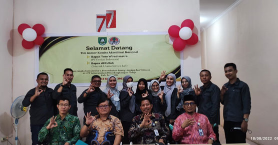 Tim Asesor KAN Turun ke UPT Laboratorium Lingkungan DLH Bengkalis