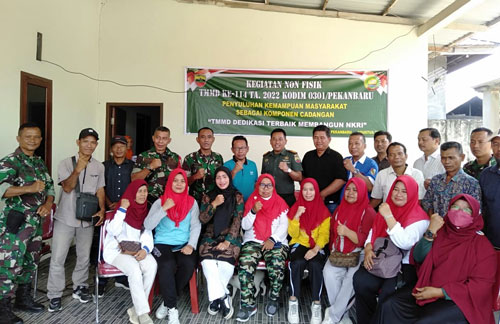 Perkuat TNI Jaga Negara, Satgas TMMD 114 Sosialisasi Program Komcad