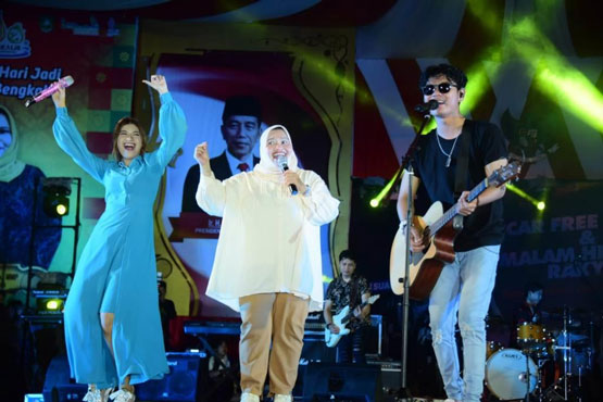 Tri Suaka dan Nabila Maharani Meriahkan Malam Puncak Hari Jadi Bengkalis ke 510